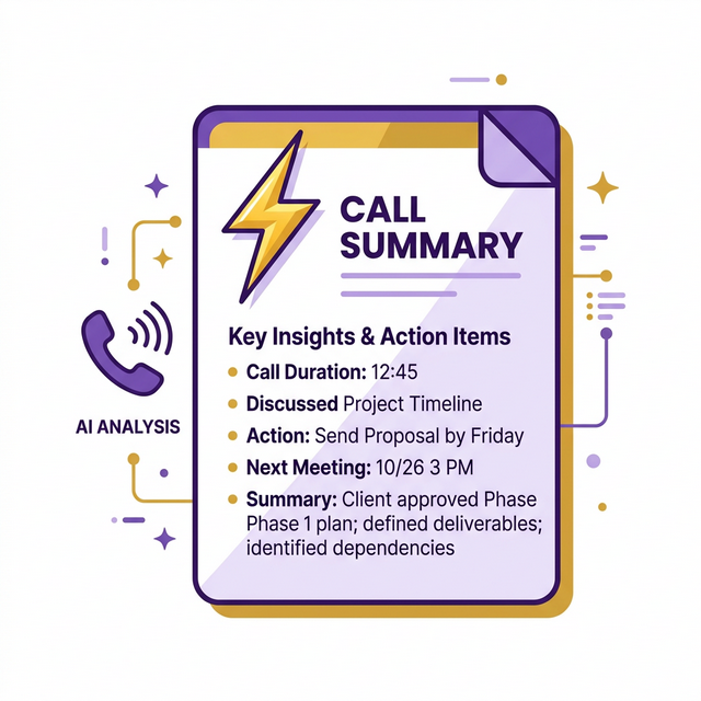 Smart Call Summaries